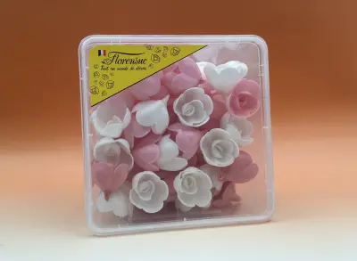 Roses blanches et roses assorties azyme