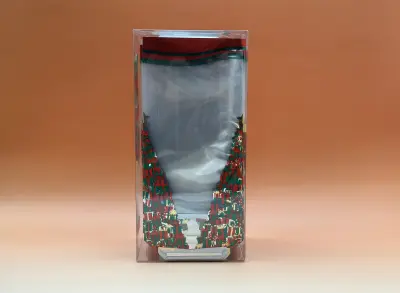 Sachets avec fond carton décor Noël