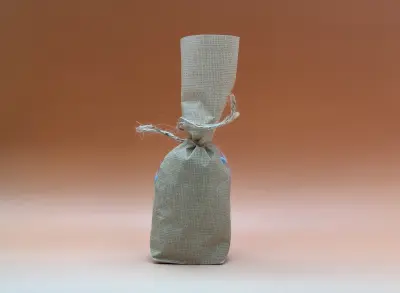 Sacs cello effet toile de jute