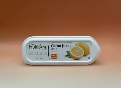 Purée surgelée citron jaune