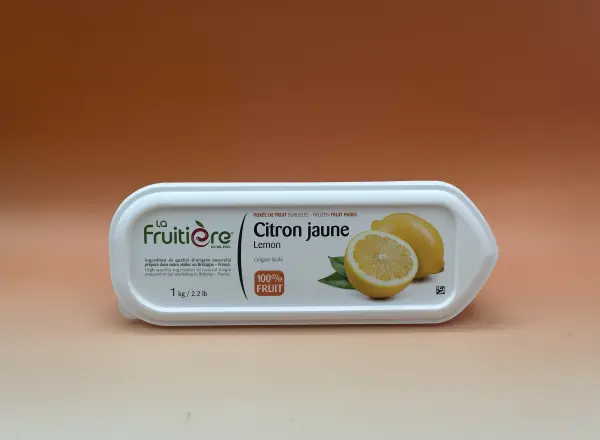 Purée surgelée citron jaune