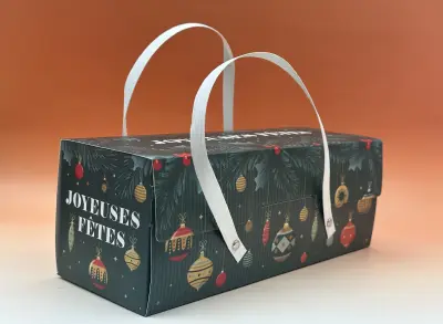 Boite à buche avec anses