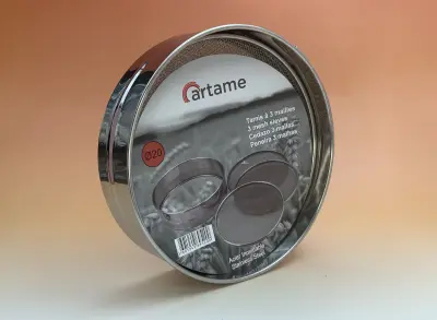 Tamis inox avec 3 grilles interchangeables