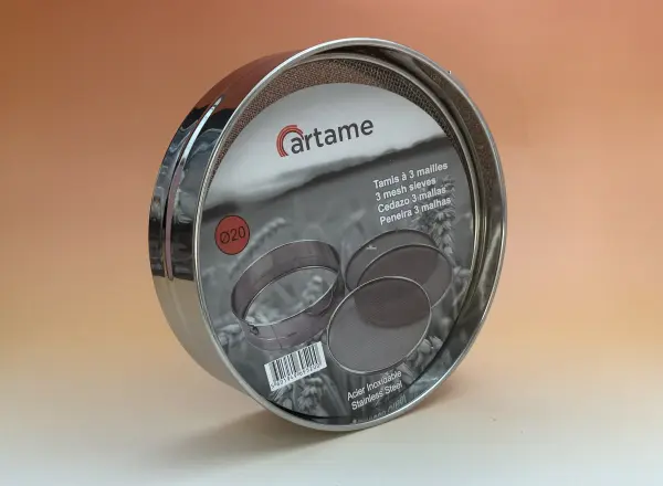 Tamis inox avec 3 grilles interchangeables