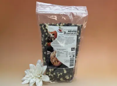 Pépites chocolat 3 chocolats
