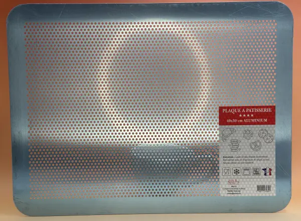 Plaque alu perforée sans rebords