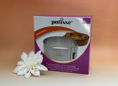 Cercle pâtissier extensible inox