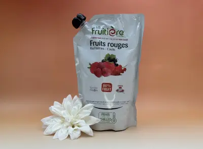Coulis frais fruits rouges