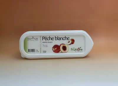 Purée surgelée Pêche blanche