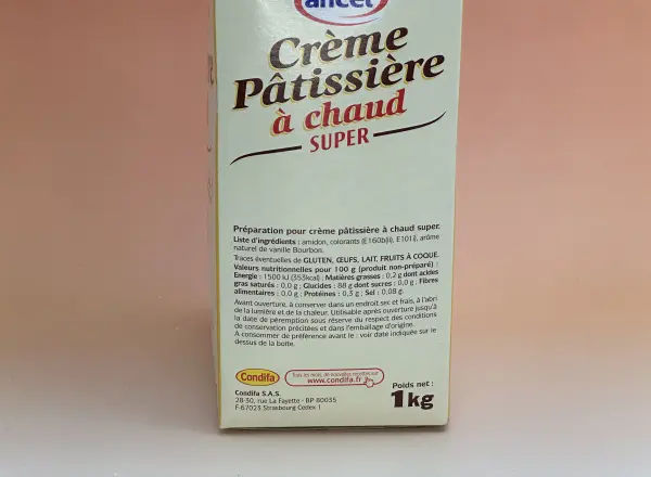 Poudre à crème à chaud