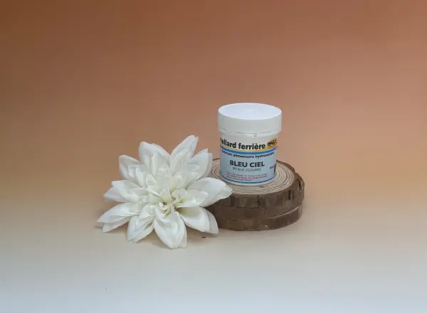 Colorant poudre bleu ciel
