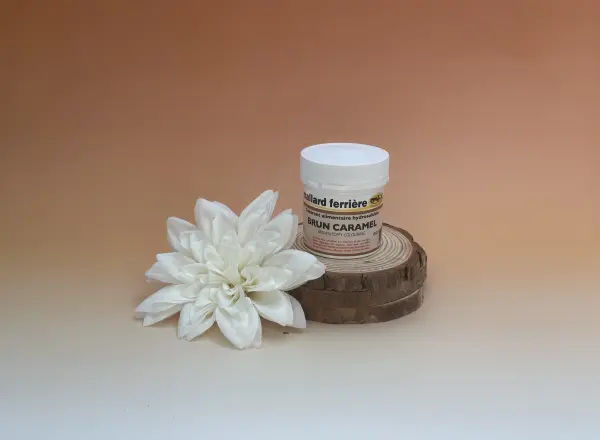 Colorant poudre brun caramel