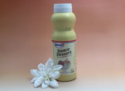 Sauce dessert caramel 