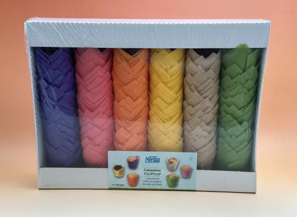 Caissettes à muffins multicolores