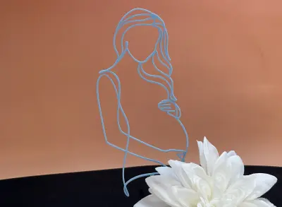 Cake topper personnalisé baby shower