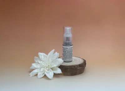 Spray paillettes argent