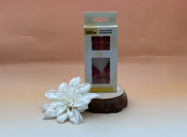 Papillon azyme couleur rose nuancé