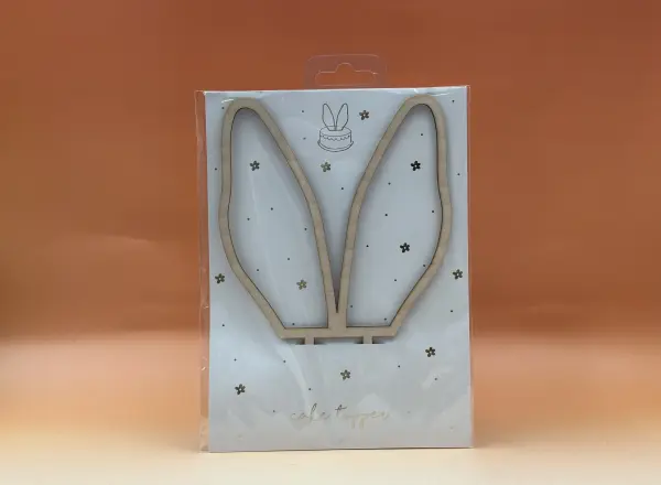 Cake topper oreilles de lapin