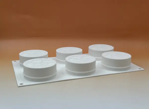 6 moules individuels Valentine