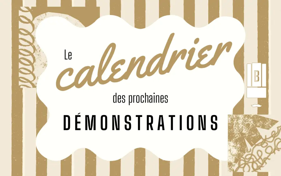 Programme des démonstrations 1er semestre 2026.