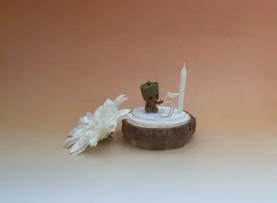 Sujet bougie Groot