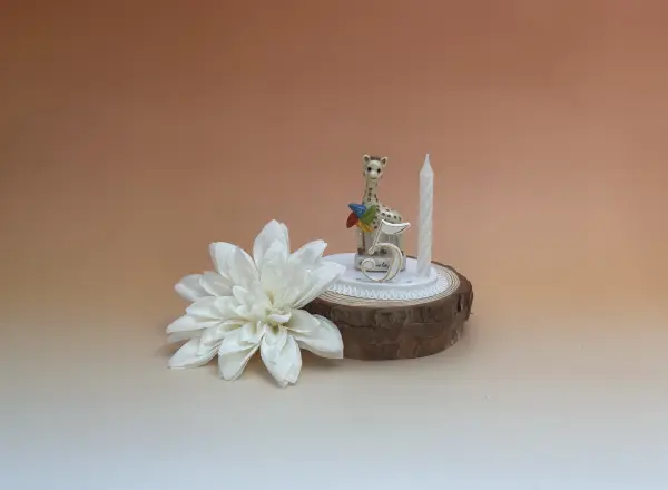 Sujet bougie Sophie La Girafe