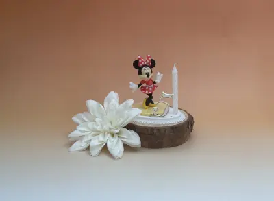 Sujet bougie Mickey ou Minnie