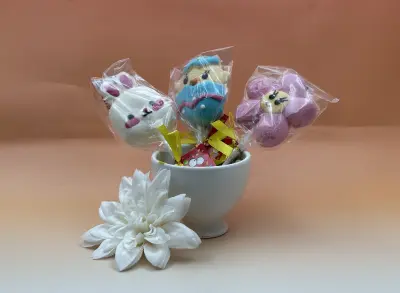 Sucette chamallow Pâques