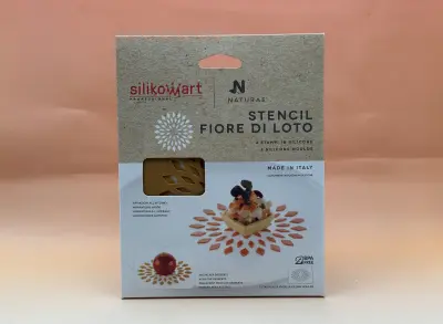 Stencil fleur de lotus