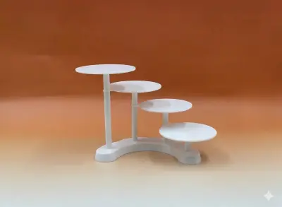 Présentoir plastique 4 étages