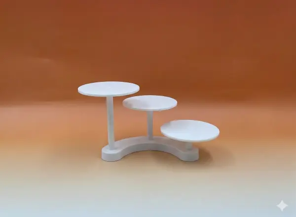 Présentoir plastique 3 étages