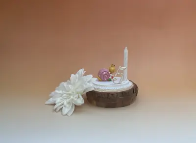 Sujet bougie Animaux 