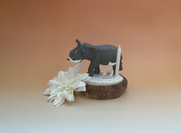 Sujet bougie Animaux 