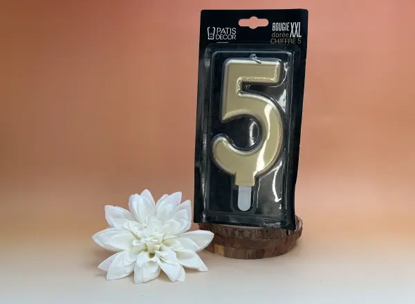 bougie XXL or N°5