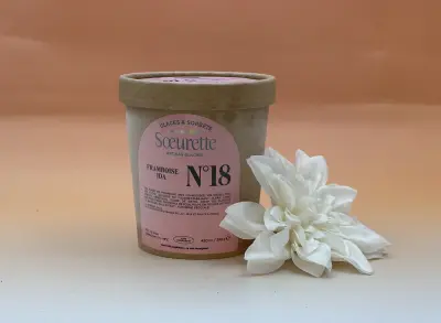 Glace framboise Soeurette