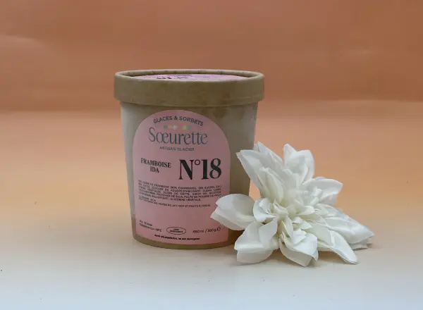 Glace framboise Soeurette