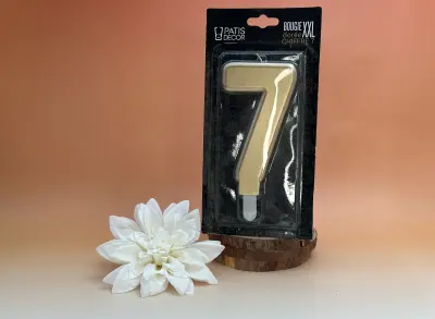 bougie XXL or N°7