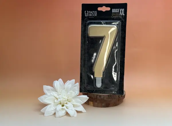 bougie XXL or N°7