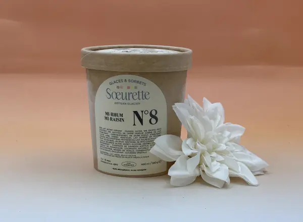 Glace rhum-raisin Soeurette