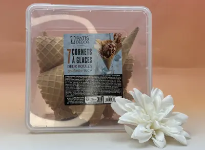 7 cornets à glace XL