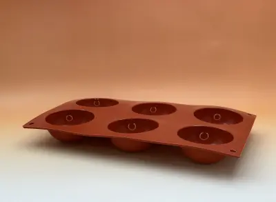 Moule demi-sphère silicone