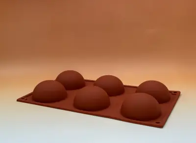 Moule demi-sphère silicone