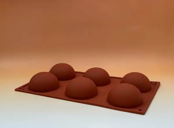 Moule demi-sphère silicone