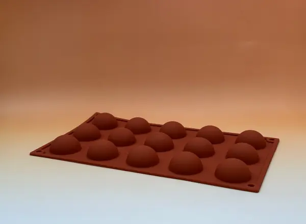 Moule demi-sphère silicone