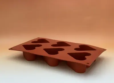Moule coeur silicone