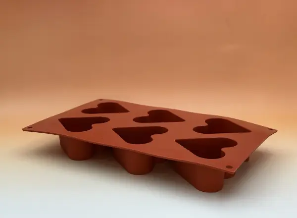 Moule coeur silicone