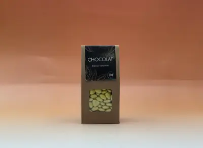 Dragées mini coeur chocolat - 12