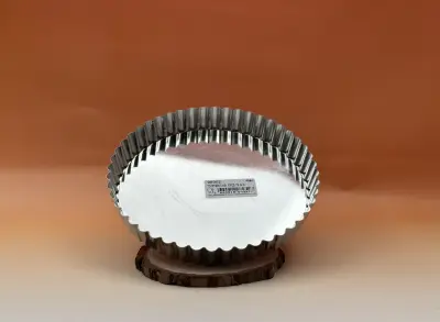 Tourtière cannelée fond mobile