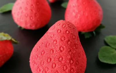 Trompe l'oeil fraise

