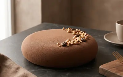 L'entremets café-noisette pour la fête des pères !
